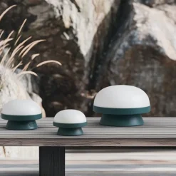 Soft Spot Solar solcellelampe dots 8,5 cm forest green