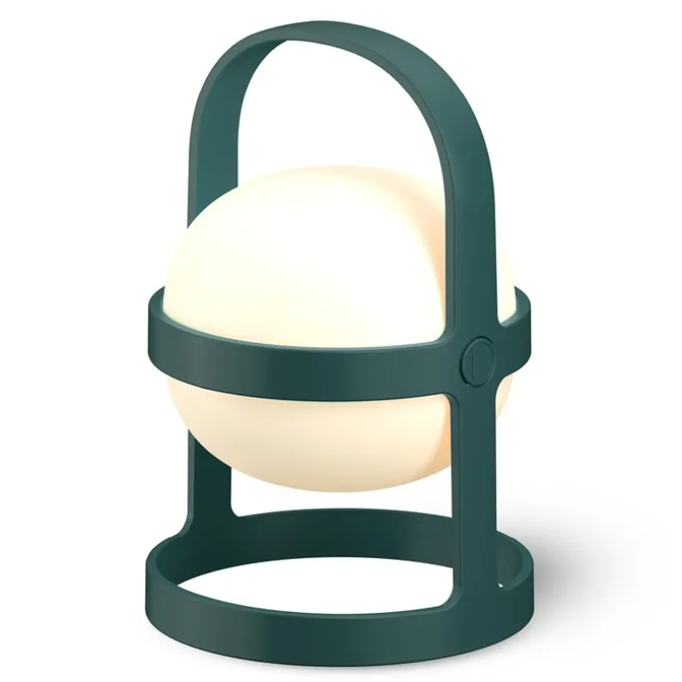 Soft Spot Solar solcellelampe circular 25 cm forest green