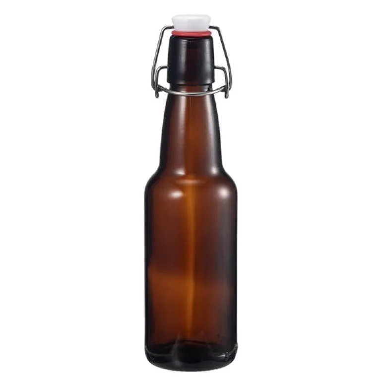 Sogn Flaske 0,34 l brun, hvit