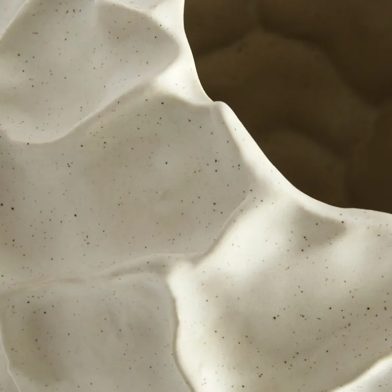 Soil vase 21,5 cm vanilje