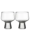 Solare glass på fot 29 cl 2 stk klar
