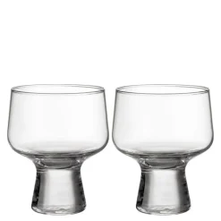 Solare glass på fot 29 cl 2 stk klar