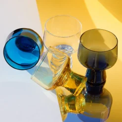 Solare glass på fot 29 cl 2 stk klar