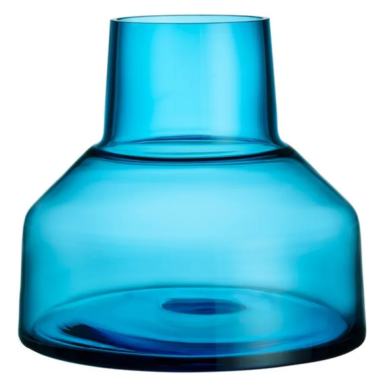 Solare lav vase 22x20 cm elektrisk blå