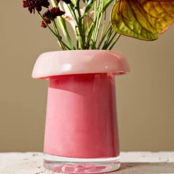 Soma vase 16,5 cm korall/fersken