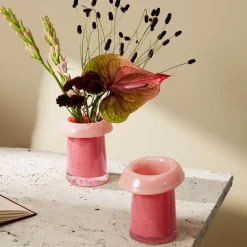 Soma vase 16,5 cm korall/fersken