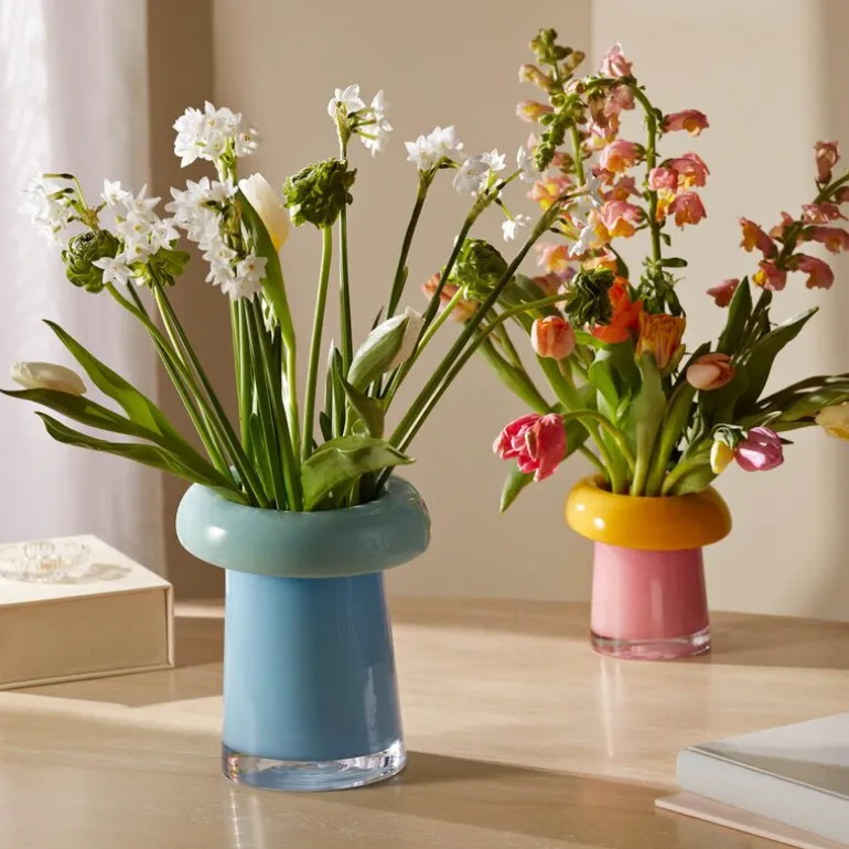 Soma vase 22,5 cm lys blå/aqua