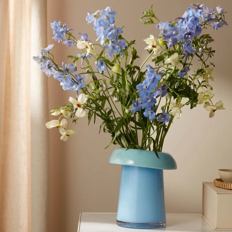 Soma vase 22,5 cm lys blå/aqua
