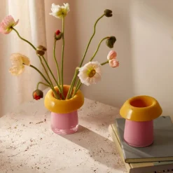 Soma vase 16,5 cm pink/orange