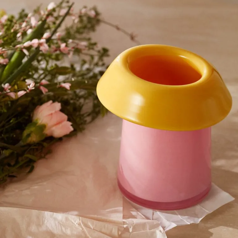 Soma vase 16,5 cm pink/orange