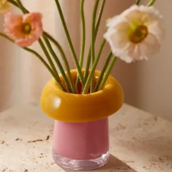 Soma vase 16,5 cm pink/orange