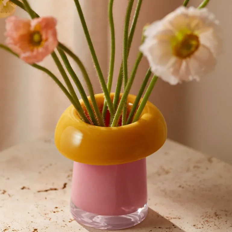 Soma vase 16,5 cm pink/orange
