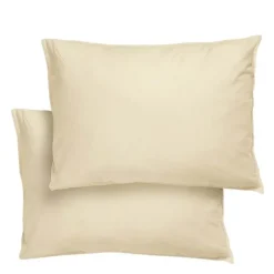 Sorbetto putetrekk 50x70 cm 2 stk lysegul