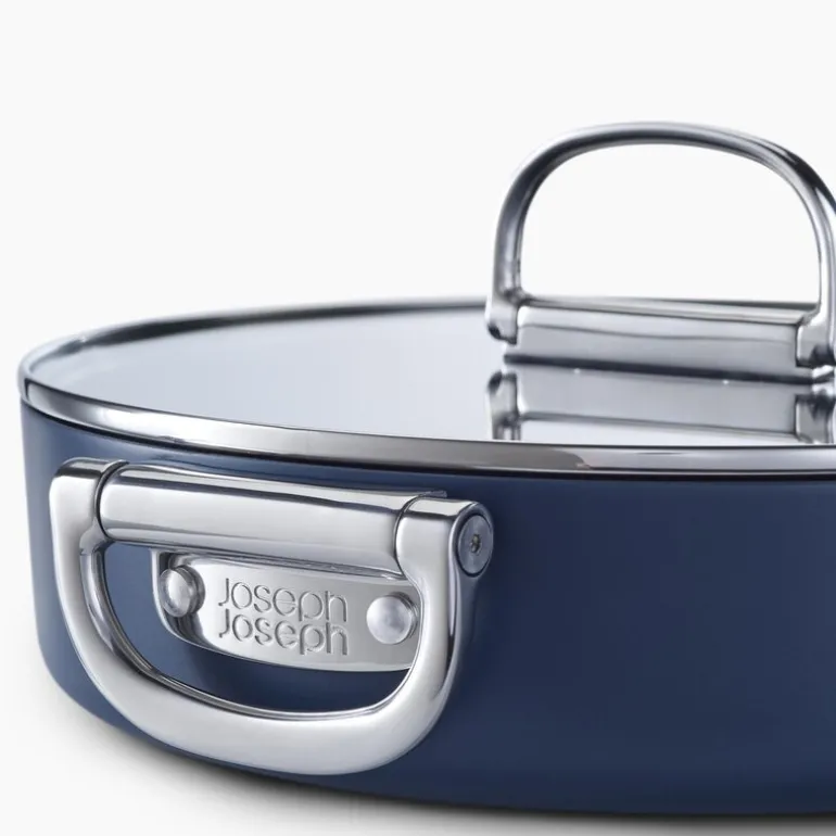 Space sautèpanne m/lokk 28 cm midnight blue