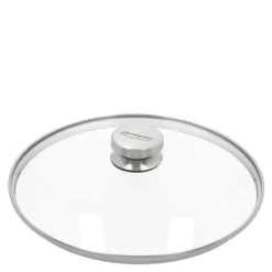 Specialties lokk 28 cm glass/rustfritt stål