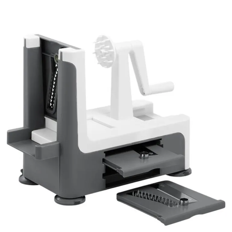 Spiralizer med 3 kniver: 2mm, 3mm og spiraler