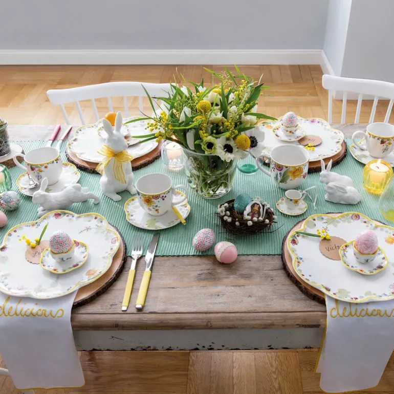 Spring Awakening eggefat med eggeglass 20 cm flerfarget