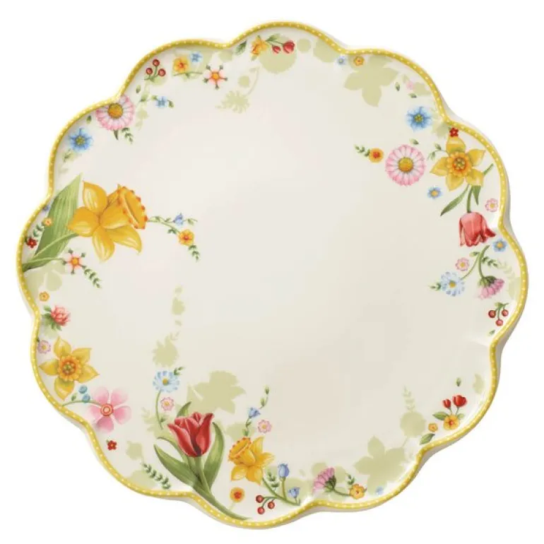 Spring Awakening serveringsfat 33 cm flerfarget