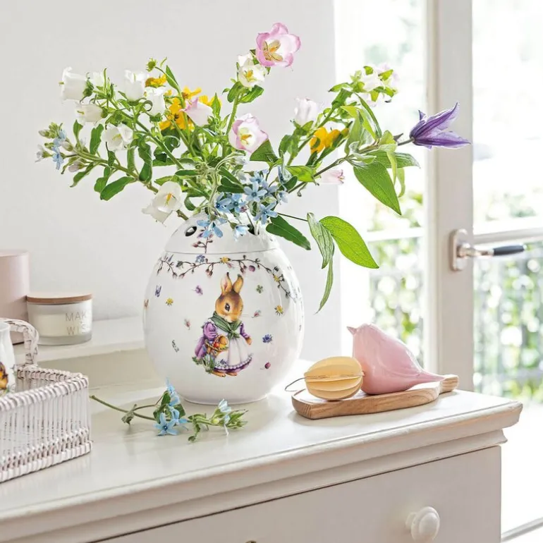 Spring Fantasy Emma & Paul vase 18 cm 2,8L grønn/hvit