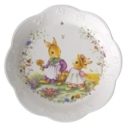 Spring Fantasy Flower Meadow serveringskål 65 cl grønn/hvit