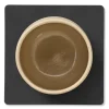 Square Nupo glassbrikke 10x10 cm svart