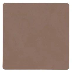 Square Nupo glassbrikke 10x10 cm truffle