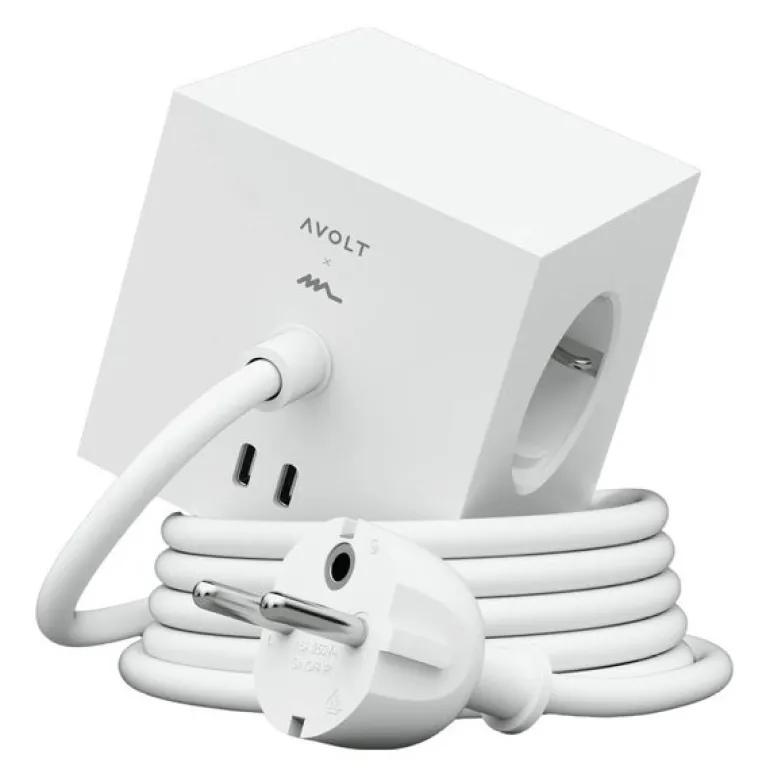 Square 1 USB-C kabel 3 m Opal White