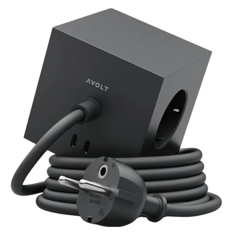 Square 1 USB-C kabel 1,8 m Stockholm Black