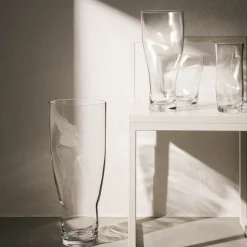 Squeeze vase 34 cm klar