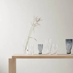 Squeeze vase 23 cm klar