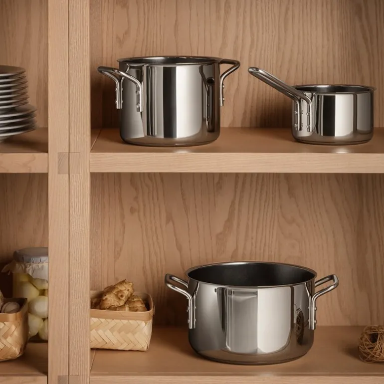 Stainless Steel gryte 2,2L keramisk Slip-Let® belegg