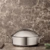 Stainless Steel sautégryte 3,5L keramisk Slip-Let® belegg
