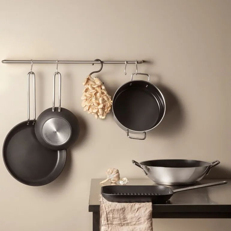 Stainless Steel sautégryte 3,5L keramisk Slip-Let® belegg