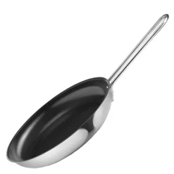 Stainless Steel stekepanne 24 cm honeycomb
