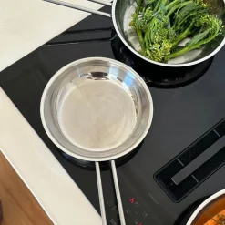 Stainless Steel stekepanne 20 cm