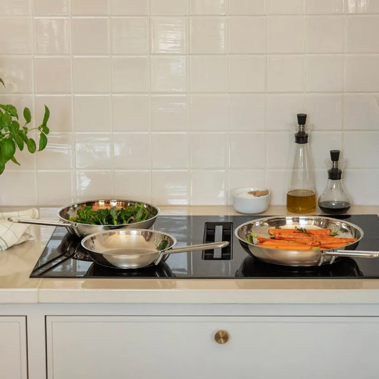 Stainless Steel stekepanne 20 cm