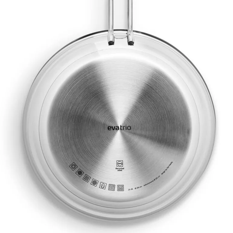 Stainless Steel stekepanne 28 cm
