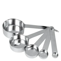 Steel Essential måleskje 5 deler børstet stål