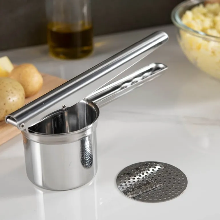 Steel Essentials potetpresse 24,5 cm stål