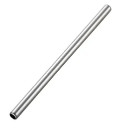 Steelpipe sugerør 15 cm blank