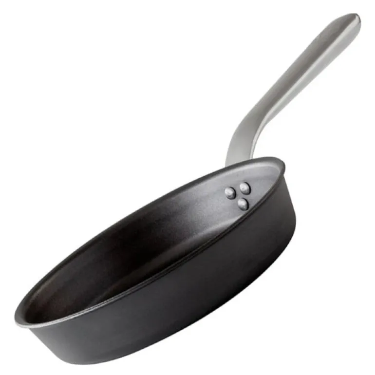 Stekepanne med ergonomisk håndtak 24 cm karbonstål