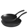 Stekepannesett 20+28 cm med honeycomb og keramisk belegg