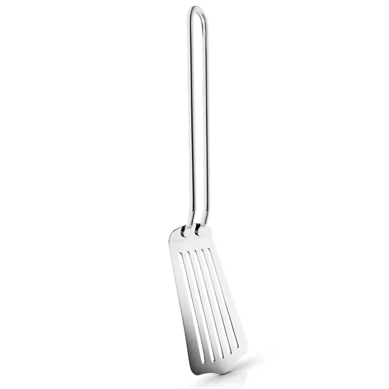 Stekespade 28 cm børstet stål