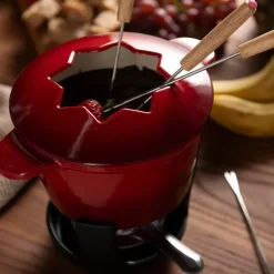 Stenfors fondue sett 1,53L rød/multi