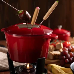 Stenfors fondue sett 1,53L rød/multi
