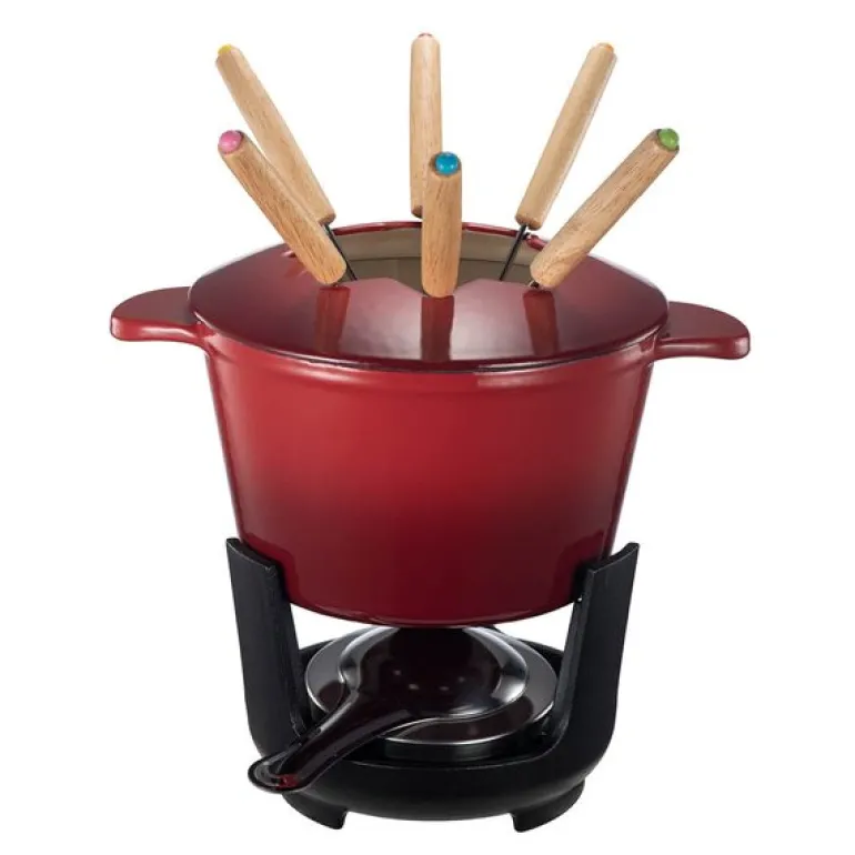 Stenfors fondue sett 1,53L rød/multi