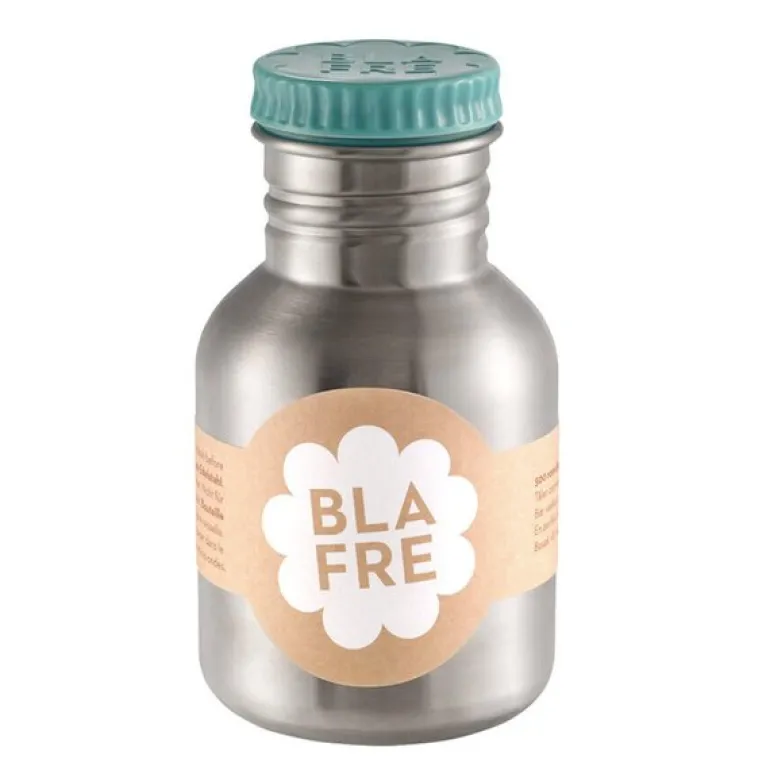 Stålflaske 300 ml blågrønn