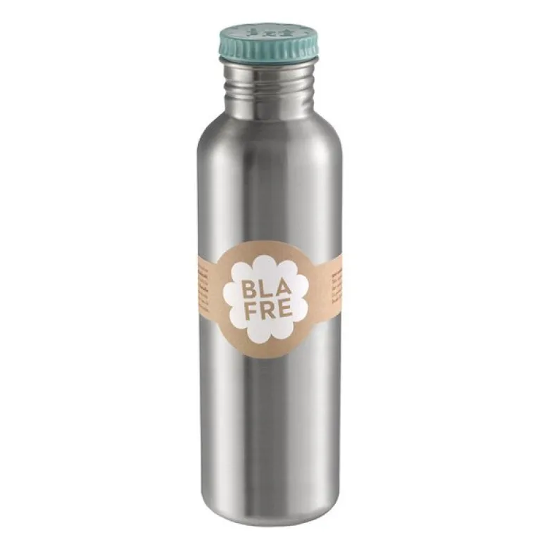 Stålflaske 750 ml blågrønn