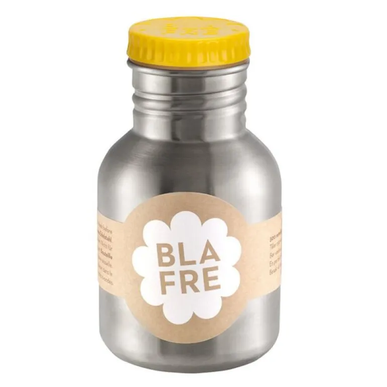 Stålflaske 300 ml gul