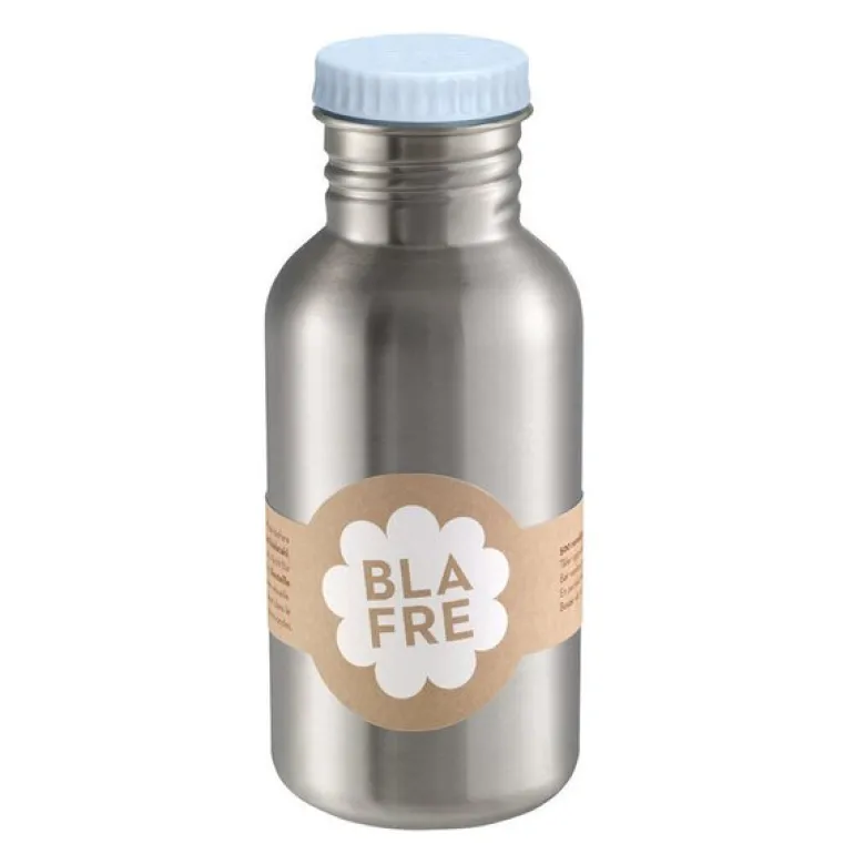 Stålflaske 500 ml himmelblå
